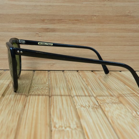 Vintage 50s NILSOL Sunglasses with Green Glass , Made in Italy - Picture 4 of 9